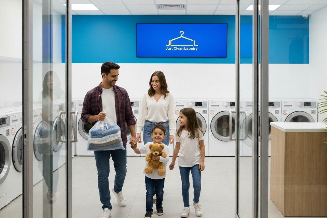 Premium wash and fold care with spotless, perfectly folded garments