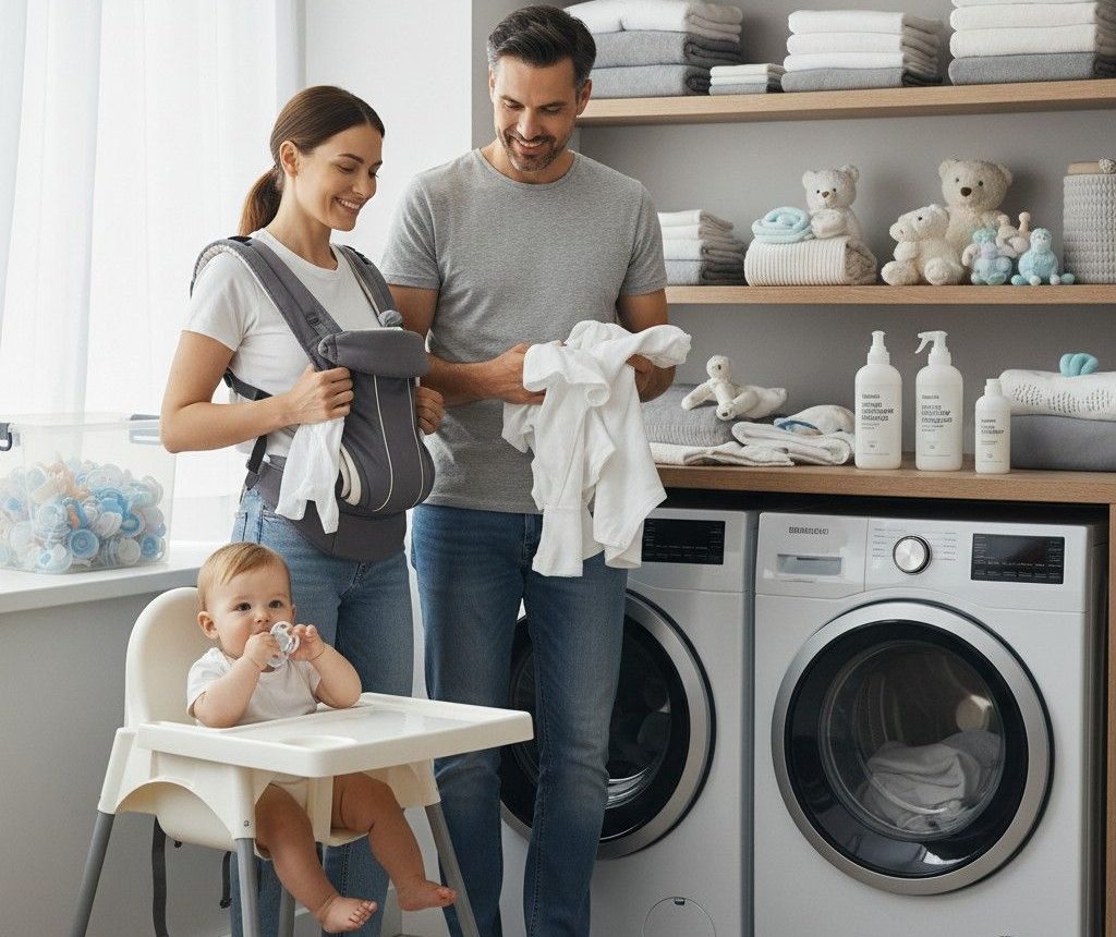 Steam cleaning stroller fabric for a hygienic finish